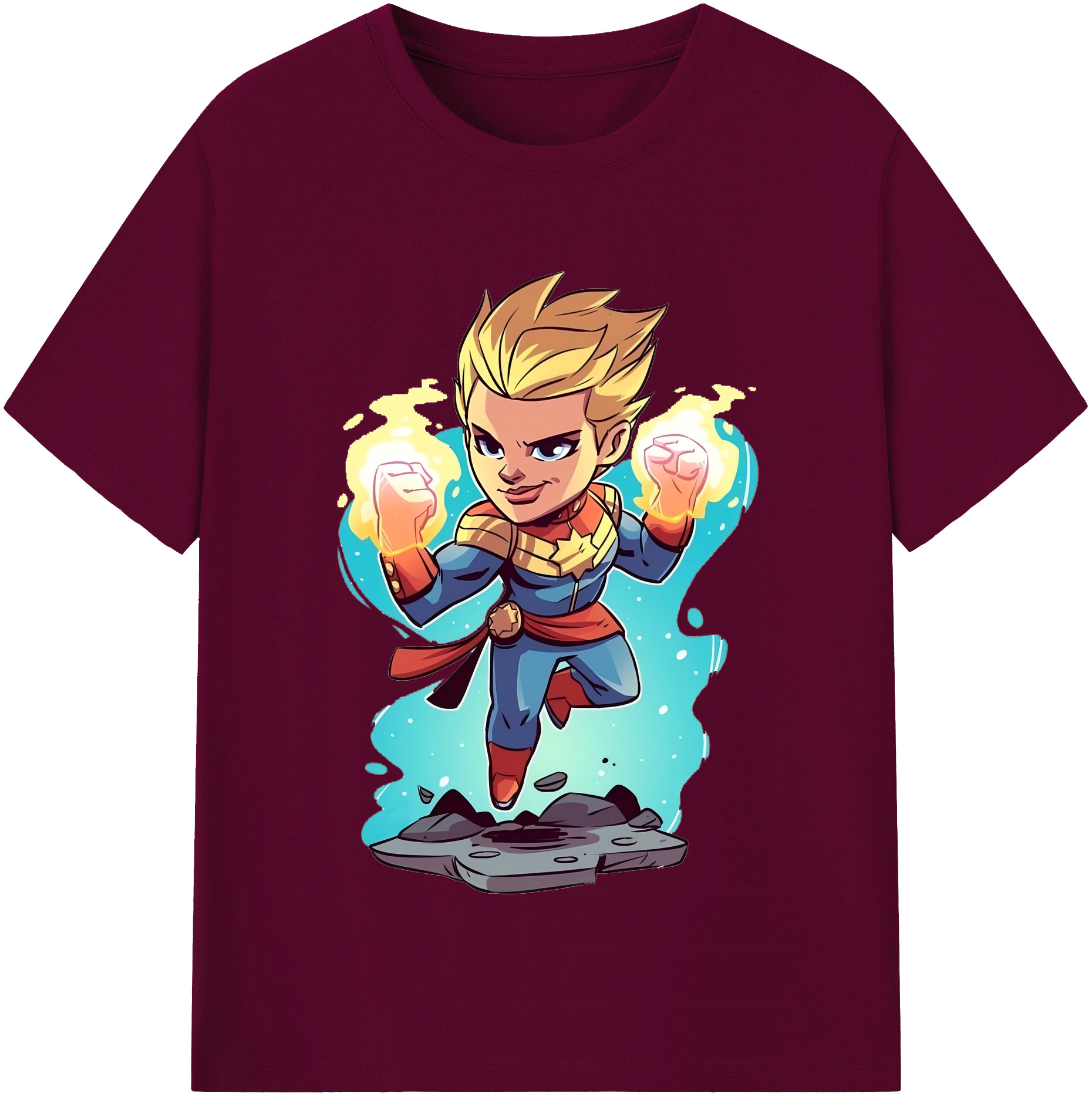 （画像用） アベンジャーズ The Avengers レディースカジュアルプリントTシャツ（綿100％）